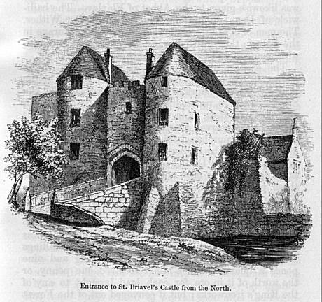 Entrance to St. Briavels Castle from the North