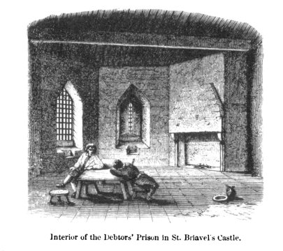 Interior of the Debtors Prison in St. Briavels
Castle