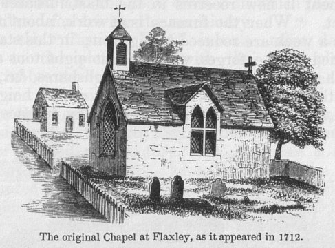 The original Chapel at Flaxley, as it appeared in 1712